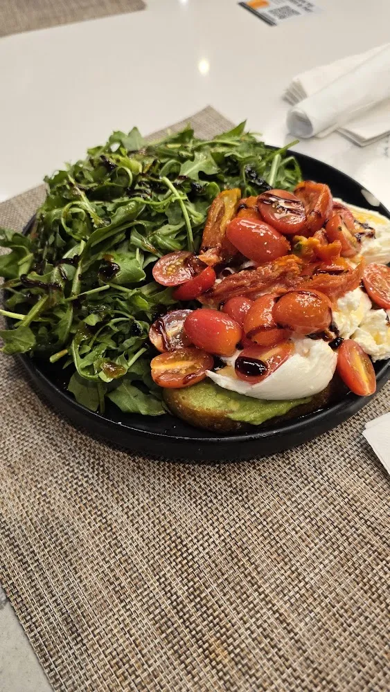 Avocado Caprese Bruschetta
